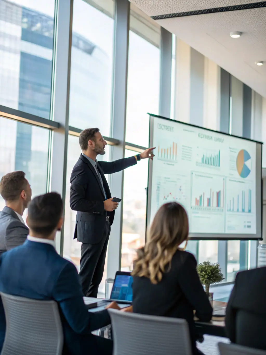 A photo of attendees at an AAMBA-hosted lecture on art history, featuring a knowledgeable speaker and an engaged audience.